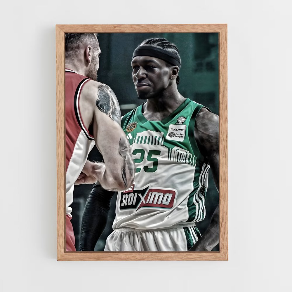 Poster Échange de Stratégies – affiche Basketball (vue 4)